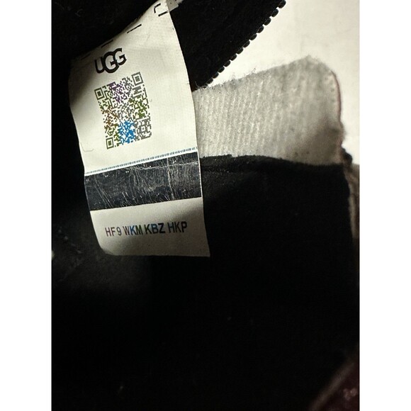 UGG Toddler Girls Size 6 Ashton Lace Up Sparkly Pink Glitter Boots EUC Size 6C - Picture 8 of 9